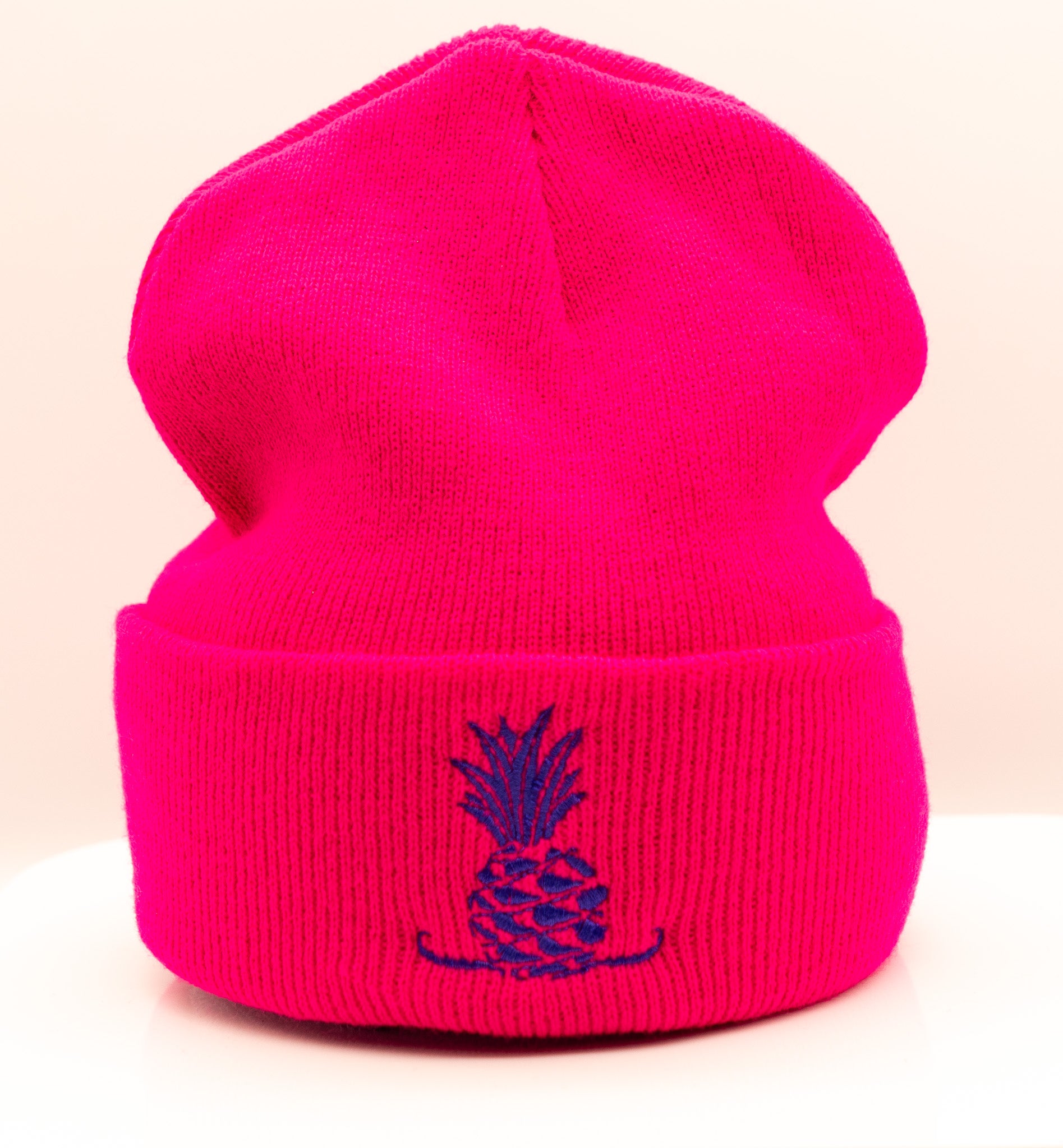 (Off White Collection Pineapples)Luxury Beanies (Royal Blossom)